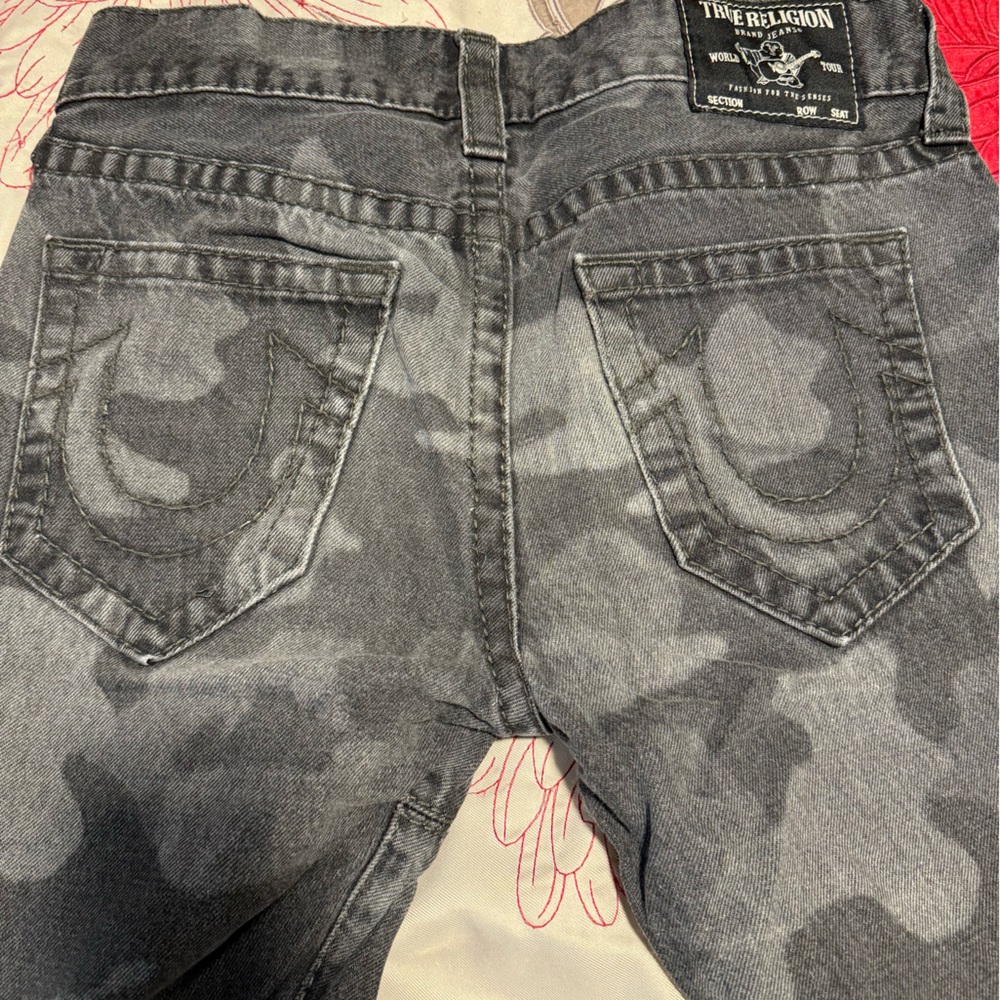 Men’s True Religion Jeans- Rocco- black camouflage